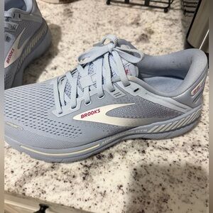 Brooks Women's Adrenaline GTS Running Shoes - Blue/gray color